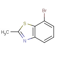 110704-32-0 7-bromo-2-methyl-1,3-benzothiazole chemical structure