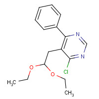 1456534-46-5 4-chloro-5-(2,2-diethoxyethyl)-6-phenylpyrimidine chemical structure