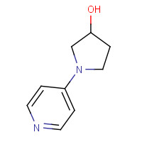 116721-57-4 1-pyridin-4-ylpyrrolidin-3-ol chemical structure