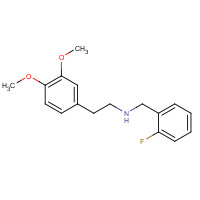 435345-24-7 2-(3,4-dimethoxyphenyl)-N-[(2-fluorophenyl)methyl]ethanamine chemical structure