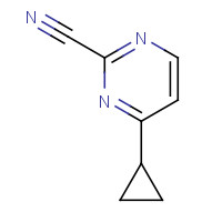 1269429-26-6 4-cyclopropylpyrimidine-2-carbonitrile chemical structure