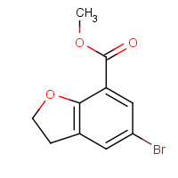 252921-20-3 methyl 5-bromo-2,3-dihydro-1-benzofuran-7-carboxylate chemical structure