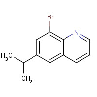 159925-41-4 8-bromo-6-propan-2-ylquinoline chemical structure