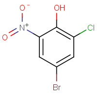 58349-01-2 4-bromo-2-chloro-6-nitrophenol chemical structure