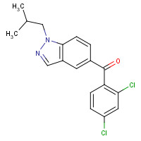 753926-24-8 (2,4-dichlorophenyl)-[1-(2-methylpropyl)indazol-5-yl]methanone chemical structure