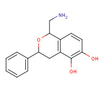 130465-44-0 1-(aminomethyl)-3-phenyl-3,4-dihydro-1H-isochromene-5,6-diol chemical structure