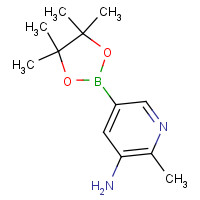 1257554-08-7 2-methyl-5-(4,4,5,5-tetramethyl-1,3,2-dioxaborolan-2-yl)pyridin-3-amine chemical structure