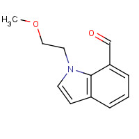 1313041-89-2 1-(2-methoxyethyl)indole-7-carbaldehyde chemical structure
