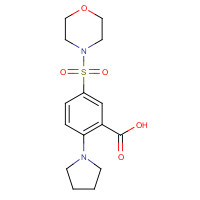 790271-13-5 5-morpholin-4-ylsulfonyl-2-pyrrolidin-1-ylbenzoic acid chemical structure