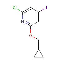 1610521-19-1 2-chloro-6-(cyclopropylmethoxy)-4-iodopyridine chemical structure