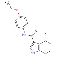 168271-95-2 N-(4-ethoxyphenyl)-4-oxo-1,5,6,7-tetrahydroindole-3-carboxamide chemical structure