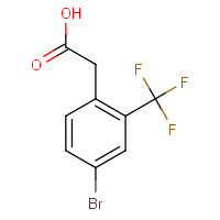 1214339-48-6 2-[4-bromo-2-(trifluoromethyl)phenyl]acetic acid chemical structure