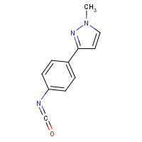 921938-54-7 3-(4-isocyanatophenyl)-1-methylpyrazole chemical structure