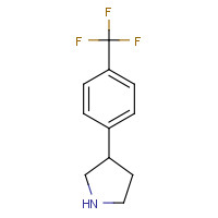 1000198-76-4 3-[4-(trifluoromethyl)phenyl]pyrrolidine chemical structure