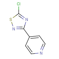 630410-93-4 5-chloro-3-pyridin-4-yl-1,2,4-thiadiazole chemical structure