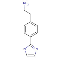 714568-42-0 2-[4-(1H-imidazol-2-yl)phenyl]ethanamine chemical structure