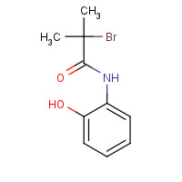 129339-29-3 2-bromo-N-(2-hydroxyphenyl)-2-methylpropanamide chemical structure