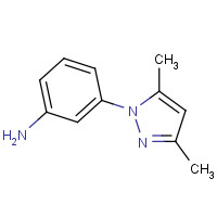 1007303-77-6 3-(3,5-dimethylpyrazol-1-yl)aniline chemical structure