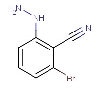 1260982-77-1 2-bromo-6-hydrazinylbenzonitrile chemical structure