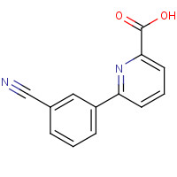 887981-96-6 6-(3-cyanophenyl)pyridine-2-carboxylic acid chemical structure