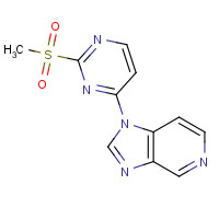 1426231-51-7 1-(2-methylsulfonylpyrimidin-4-yl)imidazo[4,5-c]pyridine chemical structure