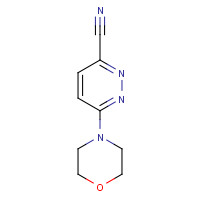 87977-26-2 6-morpholin-4-ylpyridazine-3-carbonitrile chemical structure