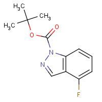 1305320-65-3 tert-butyl 4-fluoroindazole-1-carboxylate chemical structure