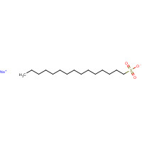 5896-54-8 sodium;pentadecane-1-sulfonate chemical structure