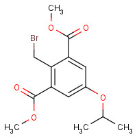 1616288-49-3 dimethyl 2-(bromomethyl)-5-propan-2-yloxybenzene-1,3-dicarboxylate chemical structure