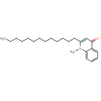 15266-35-0 1-methyl-2-tridecylquinolin-4-one chemical structure