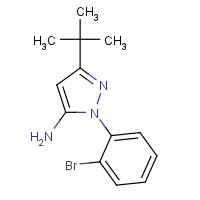 476637-04-4 2-(2-bromophenyl)-5-tert-butylpyrazol-3-amine chemical structure