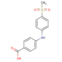 852927-05-0 4-(4-methylsulfonylanilino)benzoic acid chemical structure