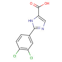 34626-07-8 2-(3,4-dichlorophenyl)-1H-imidazole-5-carboxylic acid chemical structure