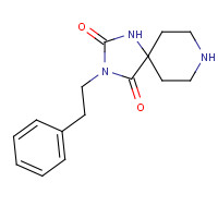 198210-43-4 3-(2-phenylethyl)-1,3,8-triazaspiro[4.5]decane-2,4-dione chemical structure