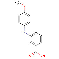 852927-06-1 3-(4-methoxyanilino)benzoic acid chemical structure