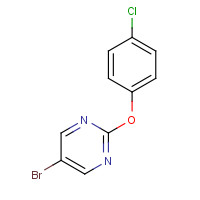 887430-82-2 5-bromo-2-(4-chlorophenoxy)pyrimidine chemical structure