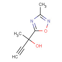 1202769-74-1 2-(3-methyl-1,2,4-oxadiazol-5-yl)but-3-yn-2-ol chemical structure