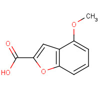 50551-59-2 4-methoxy-1-benzofuran-2-carboxylic acid chemical structure