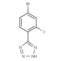 530081-35-7 5-(4-bromo-2-fluorophenyl)-2H-tetrazole chemical structure