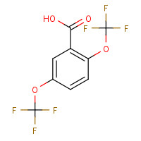 1003709-86-1 2,5-bis(trifluoromethoxy)benzoic acid chemical structure