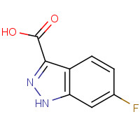 129295-30-3 6-fluoro-1H-indazole-3-carboxylic acid chemical structure