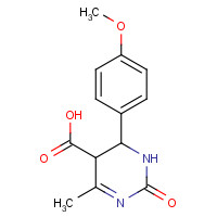69785-26-8 6-(4-methoxyphenyl)-4-methyl-2-oxo-5,6-dihydro-1H-pyrimidine-5-carboxylic acid chemical structure