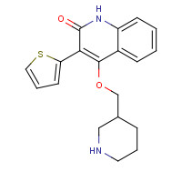 1263051-65-5 4-(piperidin-3-ylmethoxy)-3-thiophen-2-yl-1H-quinolin-2-one chemical structure
