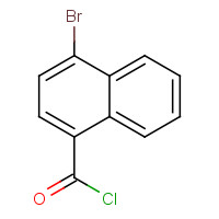 87700-65-0 4-bromonaphthalene-1-carbonyl chloride chemical structure