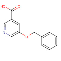 263270-34-4 5-phenylmethoxypyridine-3-carboxylic acid chemical structure