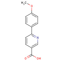 223127-23-9 6-(4-methoxyphenyl)pyridine-3-carboxylic acid chemical structure