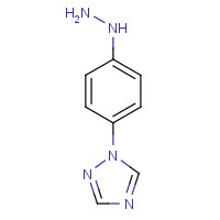 152537-06-9 [4-(1,2,4-triazol-1-yl)phenyl]hydrazine chemical structure
