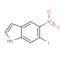 1000343-00-9 6-iodo-5-nitro-1H-indole chemical structure