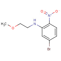 813448-99-6 5-bromo-N-(2-methoxyethyl)-2-nitroaniline chemical structure