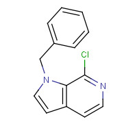 60290-06-4 1-benzyl-7-chloropyrrolo[2,3-c]pyridine chemical structure